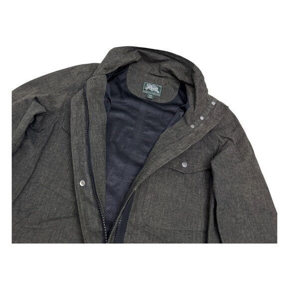 ROOTS Forest Green Light Windbreaker Designer Jacket Mens Medium - Picture 5 of 7